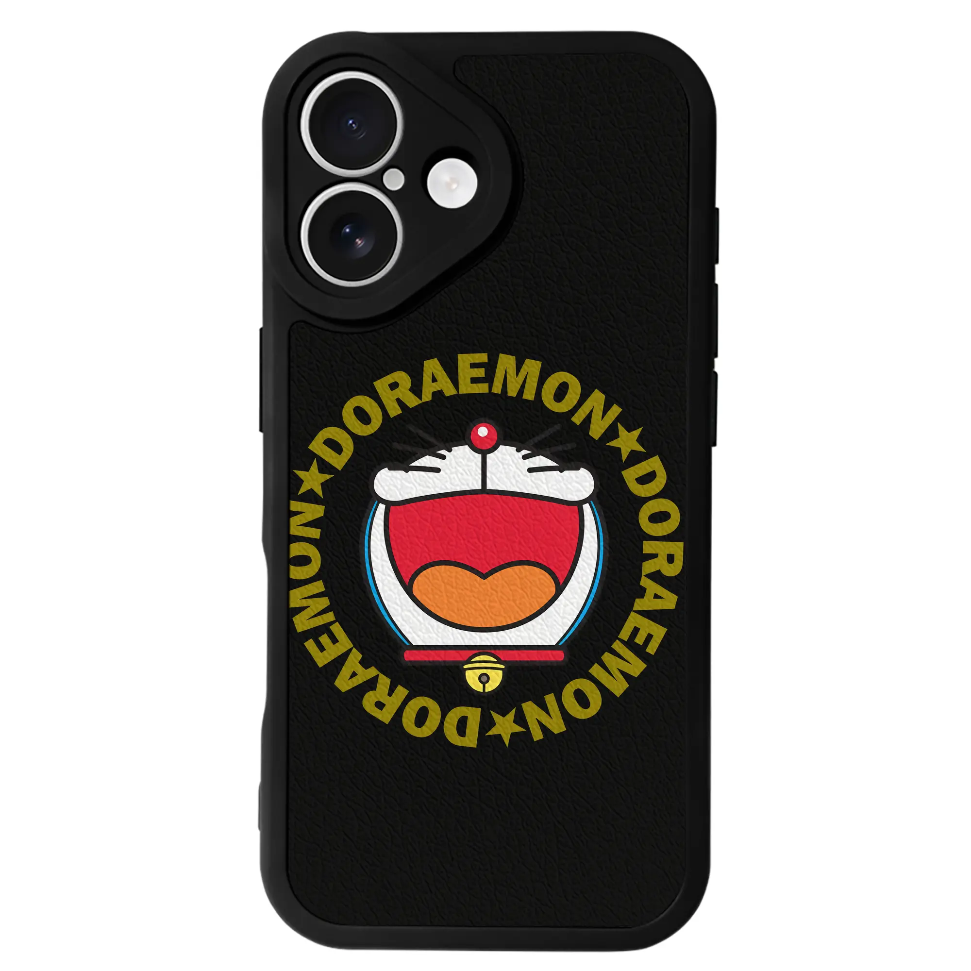 ドラえもん グッズドラえもん - IPhone 16シリーズ対応 ・ シリコンスマホケース ・ レザー調 ・ 高精度フィット ・ 耐衝撃 ・ ワイヤレス充電対応 ・ 精密カット